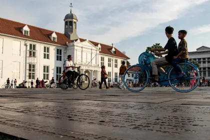 Berita Foto : Kota Tua Jakarta Bersiap Direvitalisasi