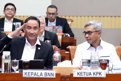 Berita Foto : Raker Komisi III DPR Bersama KPK dan BNN