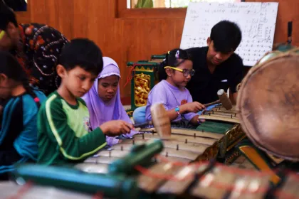 Pelatihan Seni Gamelan untuk Siswa Difabel Tunanetra