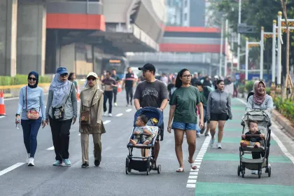 Berita Foto : HBKB Rasuna Said Jadi Upaya Menekan Polusi Udara di Jakarta
