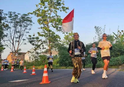Berita Foto : Pelari dari 17 Negara Ramaikan Mandiri Jogja Marathon 2026