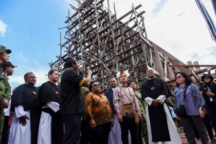 Berita Foto : Kunjungan kerja Wapres di Asmat