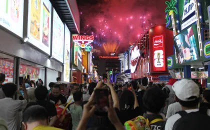 Pesta Kembang Api semarakkan HUT Jakarta Ke-499 di Jakarta Fair
