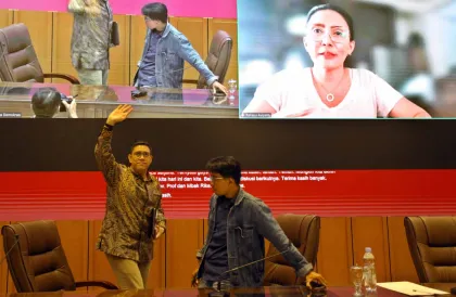 Berita Foto : Diskusi Bahas "Dampak Damai AS-Iran Terhadap Negara Asia"