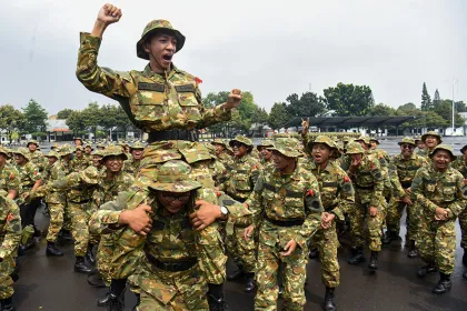 Berita Foto : Latsarmil Calon Manajer Koperasi Desa Merah Putih