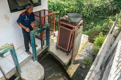Berita Foto : Pembangkit Listrik Mikro Hidro Dukung Kemandirian Energi di Kulon Progo