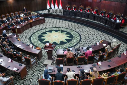 Berita Foto : MK gelar sidang putusan 29 permohonan uji materiil