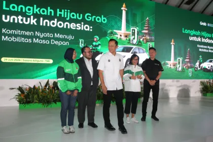 Berita Foto : Peluncuran gerakan langkah hijau Grab untuk Indonesia