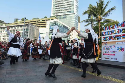 Berita Foto : Tarian tradisional di Jakarta World FolkFest 2026