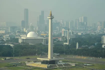 Berita Foto : Kualitas udara di Jakarta tidak sehat