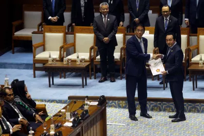 Berita Foto : Rapat Paripurna Pandangan Fraksi terhadap RUU Pertanggungjawaban APBN Tahun Anggaran 2025