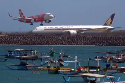 Berita Foto : Jumlah penerbangan keberangkatan dari Bali