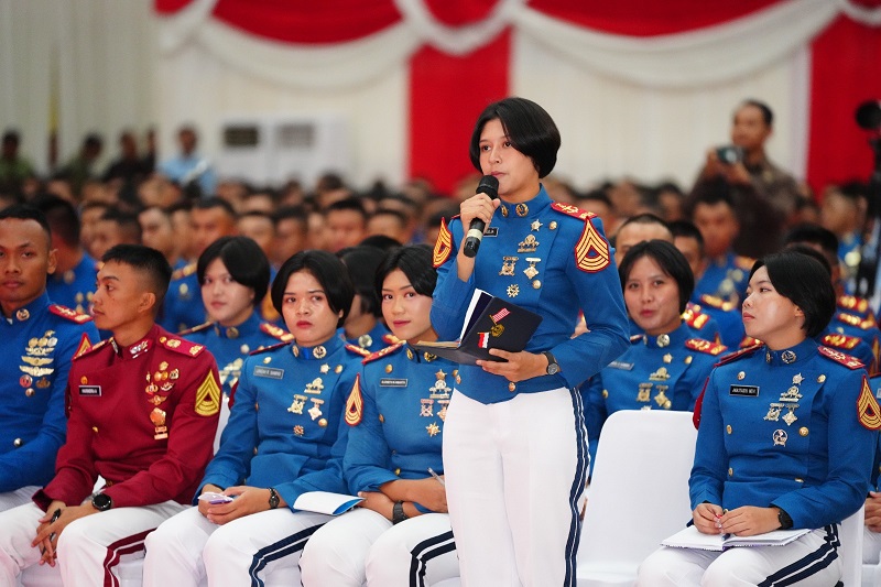 Berita Foto : 1.173 Capaja TNI-Polri, Terima Pembekalan dari Menhan RI, Panglima TNI dan Kapolri.