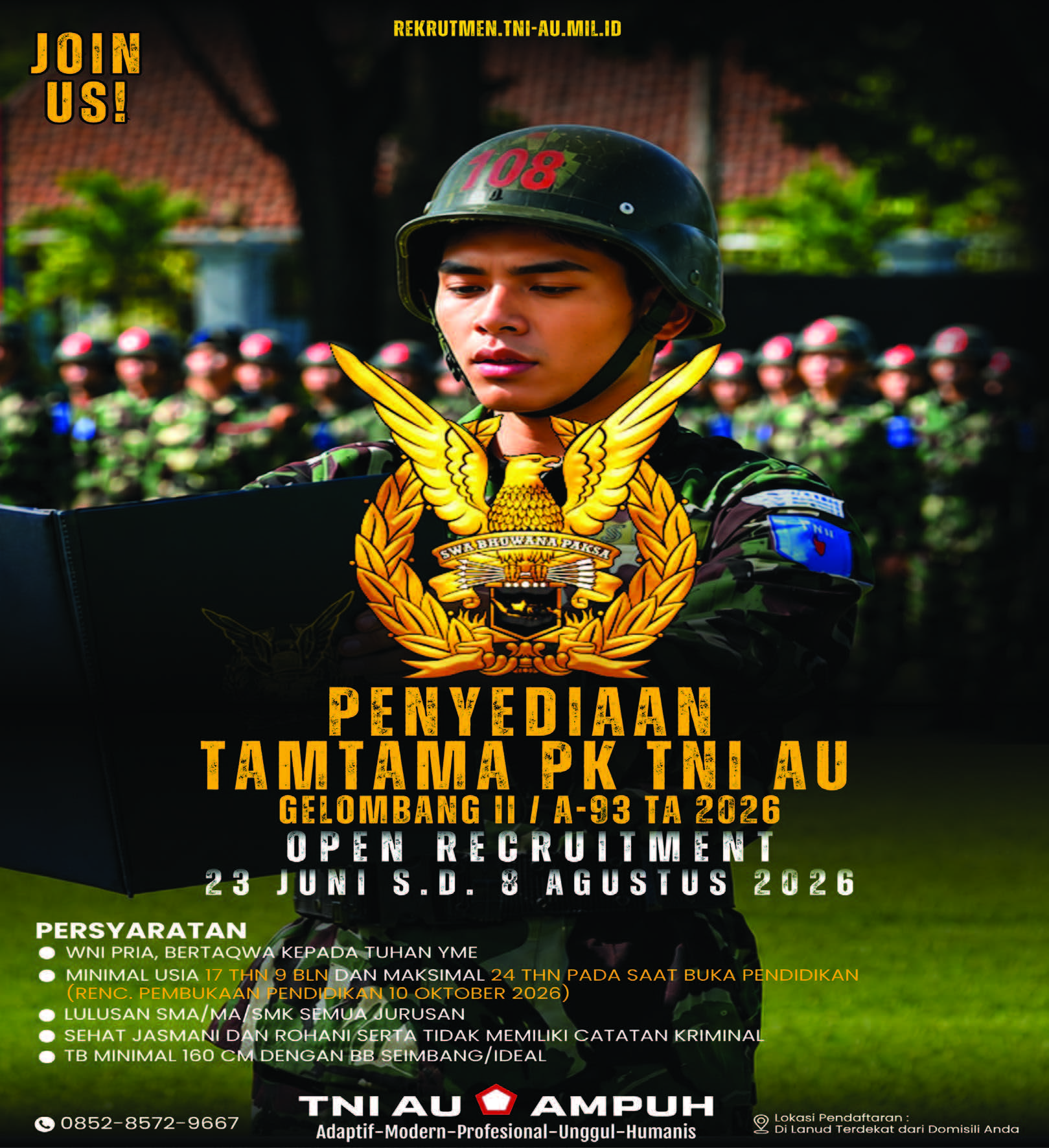PENYEDIAAN TAMTAMA PK TNI AU GELOMBANG II A-93 TA 2026