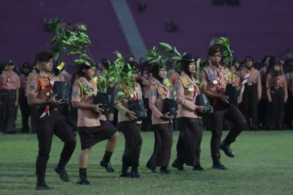 Pramuka Dukung Upaya Ketahanan Pangan