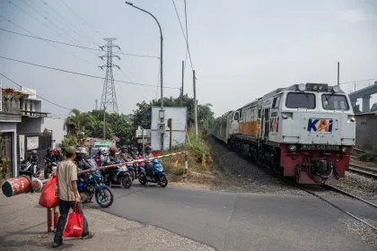 Berita Foto : Target penyelesaian perlintasan sebidang