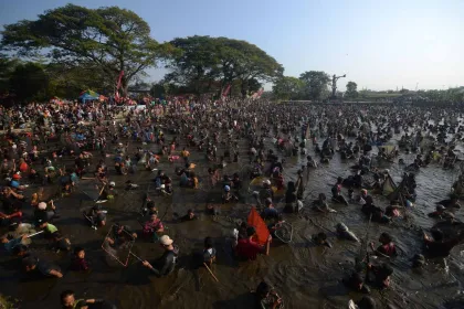 Berita Foto : Festival Memet Ikan 2026 di Klaten Ajak Masyarakat Gemar Mengonsumsi Ikan