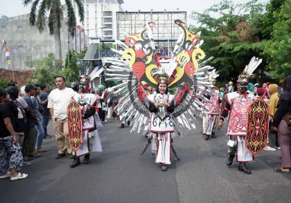Pawai Budaya Digelar dalam Rangka HUT ke-344 Kota Bandar Lampung