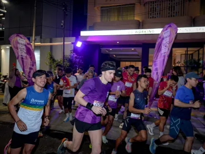 Berita Foto : Menuju Amartha 10X Run, Seratus Pelari Berburu Catatan Waktu Terbaik Lewat Speed Run 