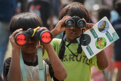 Berita Foto : Pengamatan burung di Tangerang
