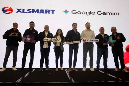 Berita Foto : Hadirkan Akses Paket Plus Google Gemini 6 Bulan Untuk Pelanggan, XLSMART Kolaborasi dengan Google