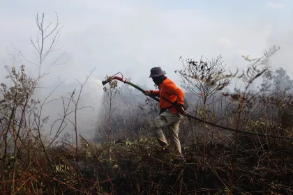 Berita Foto : Karhutla Kalimantan Barat terluas di Indonesia