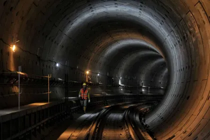 Berita Foto : Perkembangan Proyek Pembangunan MRT Fase 2A