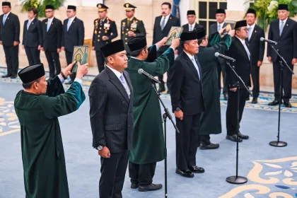 Berita Foto : Pelantikan pejabat baru di Istana Negara