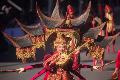 Berita Foto : Parade Busana 164 Anak Meriahkan World Kids Carnival Pembuka Jember Fashion Carnaval ke-24