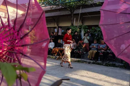 Berita Foto : Peragaan Busana Hari Kebaya Nasional Tampilkan Keindahan Kebaya Nusantara