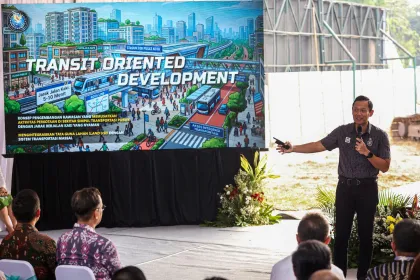 Berita Foto : Groundbreaking kawasan TOD Stasiun Bekasi Ekstensi