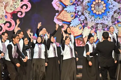 Berita Foto : Ribuan Penyanyi dari Sejumlah Negara Meriahkan Bali International Choir Festival 2026