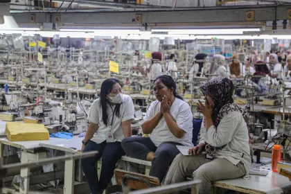 Berita Foto : 846 Pekerja Garmen Semarang Terancam PHK