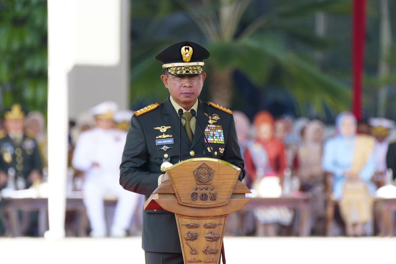 Panglima TNI Lantik 734 Perwira Prajurit Karier TNI TA 2026.