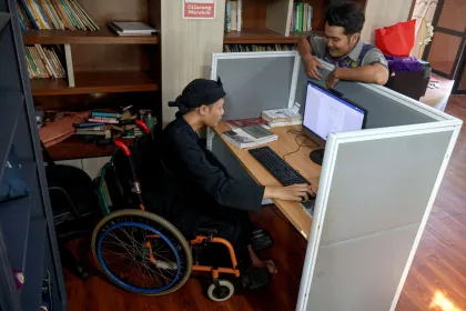 Berita Foto : Aturan konsesi bagi penyandang disabilitas