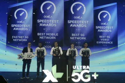 Berita Foto : XL Dinobatkan Sebagai Best Mobile Network Indonesia