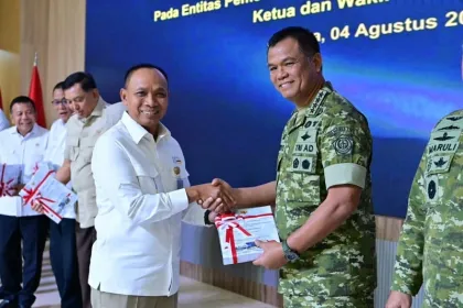 Berita Foto : Wapang TNI Hadiri Penyampaian LHP BPK atas Laporan Keuangan Kementerian/Lembaga Tahun Anggaran 2025.