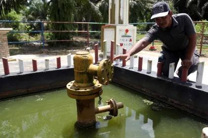 Berita Foto : Sumur Migas Tertua di Indonesia, Saksi Bisu Sejarah Panjang Perminyakan