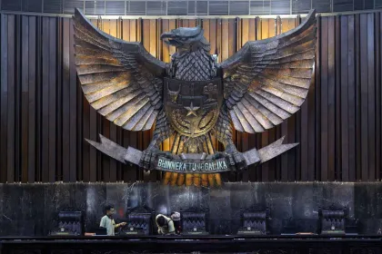 Berita Foto : Gladi Persiapan Sidang Tahunan dan Pidato Presiden