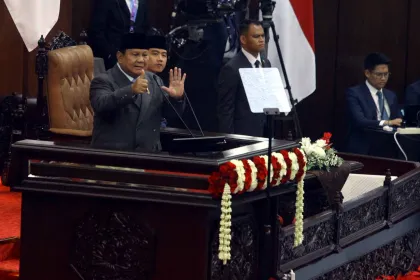 Presiden  Sampaikan Pidato Pada Sidang Tahunan MPR