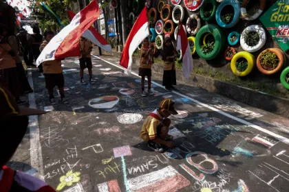Kreativitas siswa semarakkan Hari Pramuka di Solo