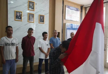 Berita Foto : Pemberian remisi HUT Kemerdekaan RI di Lapas Tangerang