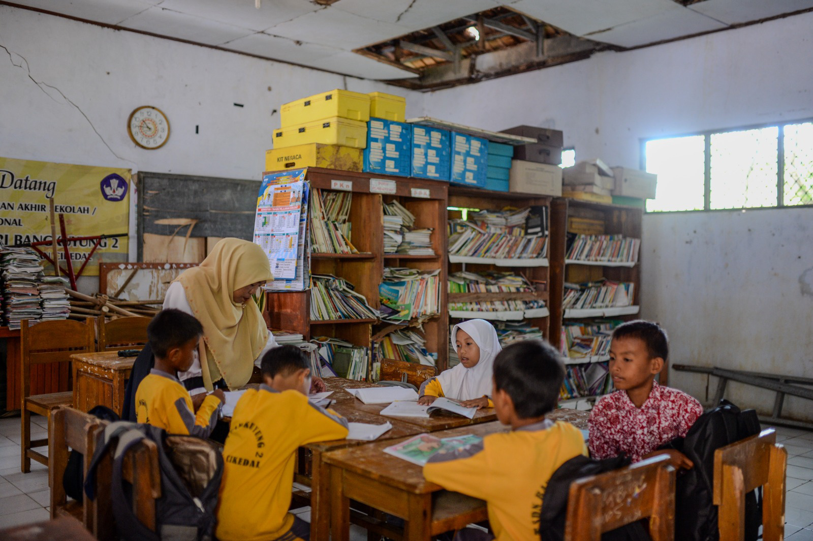 Sekolah rusak di Pandeglang