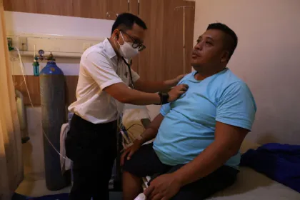 Berita Foto : Pneumonia di Rumkit Bhayangkara Naik hingga 20 Persen