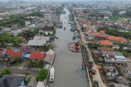 Proyek normalisasi Dermaga Perikanan Karangantu