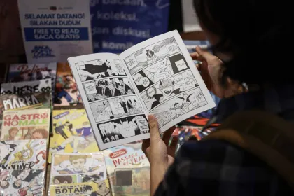 Berita Foto : Pameran Komik Lokal Jadi Wadah Kreativitas Komikus