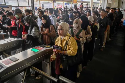 Berita Foto : Stasiun Karet Tak Lagi Layani Penumpang Mulai 1 September