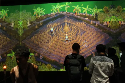 Berita Foto : Pameran imersif Purwacarita Borobudur