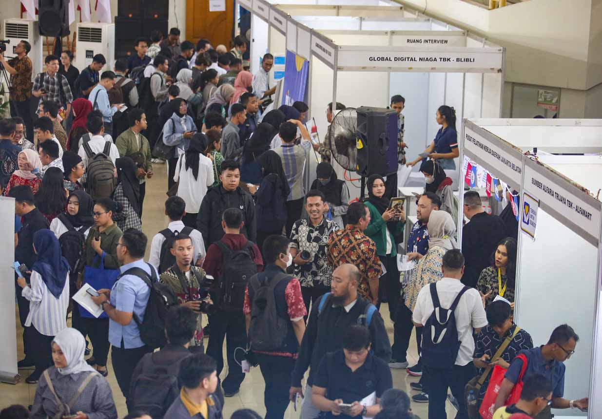 Foto: Job Fair Jakarta 2026 Digelar, Puluhan Perusahaan Buka Ribuan Kesempatan Kerja