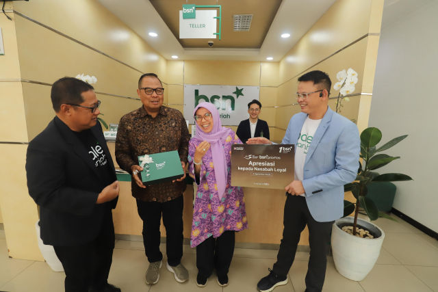 Foto: Harpelnas 2026, Bank BSN Perkuat Layanan dan Apresiasi Nasabah di Seluruh Indonesia
